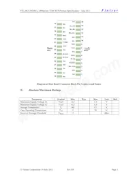 FTLX4213M3BCL Datasheet Pagina 3