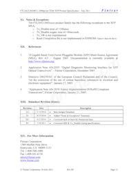 FTLX4213M3BCL Datasheet Page 11