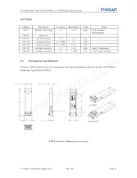 FTLX6614MCC Datenblatt Seite 13