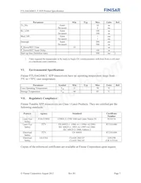 FTLX6624MCC Datasheet Page 7