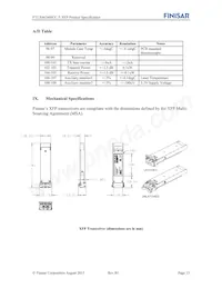 FTLX6624MCC Datasheet Page 13