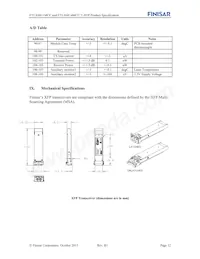 FTLX6814MCC Datasheet Page 12