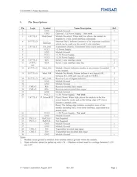 FTLX6824MCC Datasheet Pagina 2