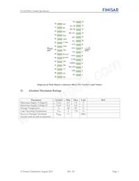 FTLX6824MCC Datasheet Pagina 3