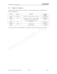 FTLX6824MCC Datasheet Page 8