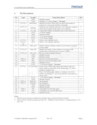 FTLX6824MNC Datasheet Page 2