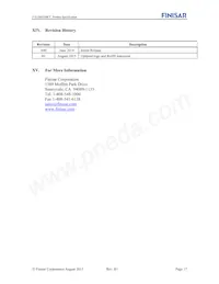 FTLX6825MCC Datasheet Page 17