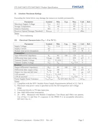 FTLX6871MCC Datasheet Page 3