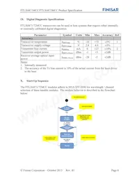 FTLX6871MCC Datasheet Pagina 8