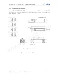 FTLX6871MCC Datasheet Pagina 10