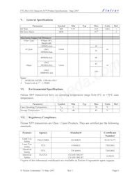 FTLX8511D3 Datasheet Page 6