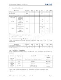 FTLX8512D3BCL Datasheet Page 6