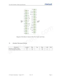 FTLX8512D3BTL Datasheet Page 3