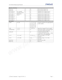 FTLX8541F2 Datasheet Pagina 3