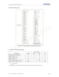 FTLX8541F2 Datasheet Page 4