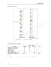 FTLX8541F2 Datasheet Pagina 4