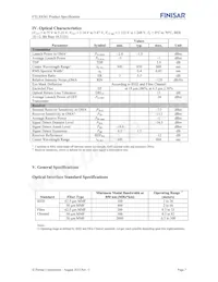 FTLX8541F2 Datasheet Page 7