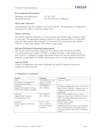 FTLX8541F2 Datasheet Pagina 8