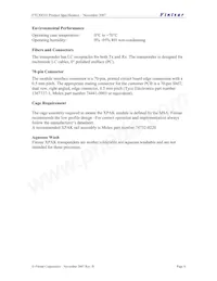 FTLX8551E3 Datasheet Page 8