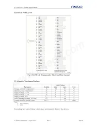 FTLX8561E2 Datasheet Pagina 4