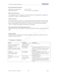 FTLX8561E2 Datasheet Pagina 8