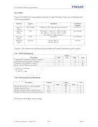 FTLX8561E2 Datasheet Page 9