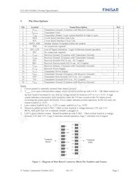 FTLX8571D3BCL Datasheet Pagina 2