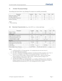 FTLX8571D3BCL Datasheet Pagina 3