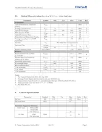 FTLX8571D3BCL Datasheet Page 4