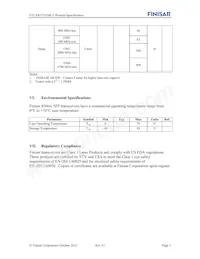 FTLX8571D3BCL Datasheet Page 5