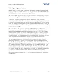 FTLX8571D3BCL Datasheet Pagina 6