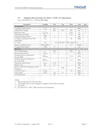 FTLX8571D3BCV Datasheet Page 4