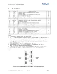 FTLX8571D3BNL Datasheet Page 2