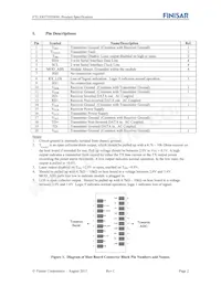 FTLX8571D3BNL Datasheet Pagina 2