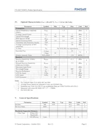 FTLX8573D3BTL Datasheet Page 4