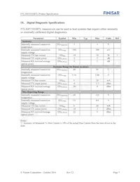 FTLX8573D3BTL Datasheet Page 7