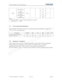 FTLX8574D3BCL Datasheet Page 5