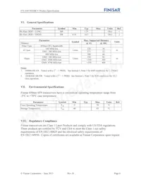 FTLX8574D3BCV Datasheet Page 6