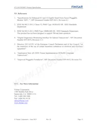 FTLX8574D3BCV Datasheet Page 13