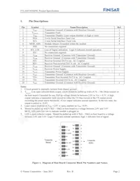 FTLX8574D3BNL Datasheet Page 2