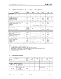 FTLX8574D3BNL Datasheet Page 4