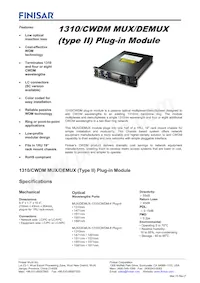 FWSF-M/D-1310/CWDM-8-LC Datasheet Cover