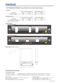 FWSF-M/D-1310/CWDM-LC Datasheet Pagina 2