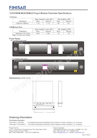 FWSF-M/D-1310/CWDM-LC 데이터 시트 페이지 2