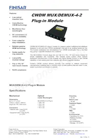 FWSF-M/D-4-2-LC 데이터 시트 표지