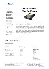 FWSF-OADM-1-61-LC Datasheet Cover