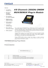 FWSFMDMUX2D43137 Datenblatt Cover
