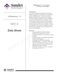 GCC-2數據表 封面