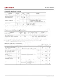 GP1FAV30RK0F Datasheet Page 3
