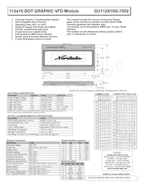 GU112X16G-7002 Datasheet Cover